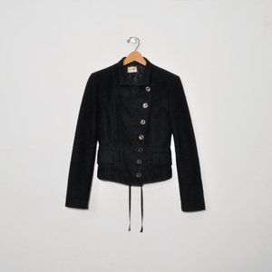 SOLD. Motivi, Vintage Double-Breasted Corset-Back Jacket